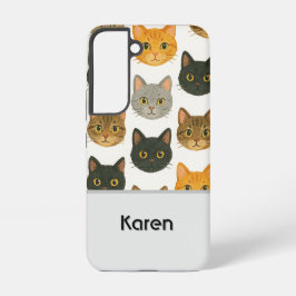 Funda Para Samsung Galaxy S22 Cuto gato personalizado