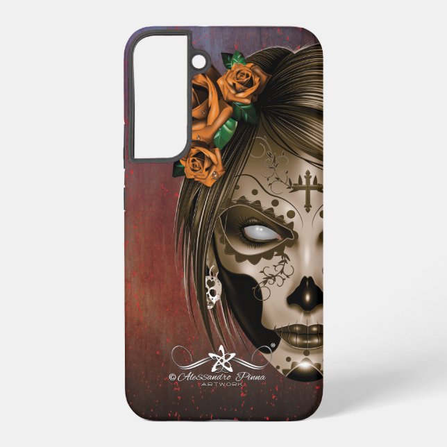 Funda Para Samsung Galaxy D.D.L.M. La Catrina (Reverso )