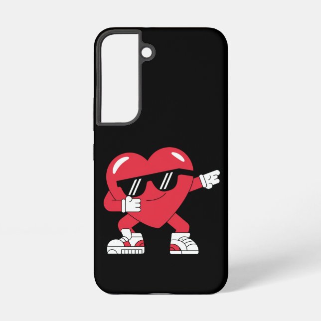 Funda Para Samsung Galaxy Dabbing Heart Funny Gifts Día de San Valentín (Reverso )
