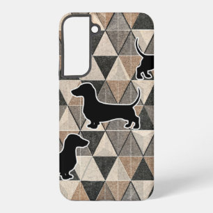 Funda Para Samsung Galaxy S22+ Dachshund Walking