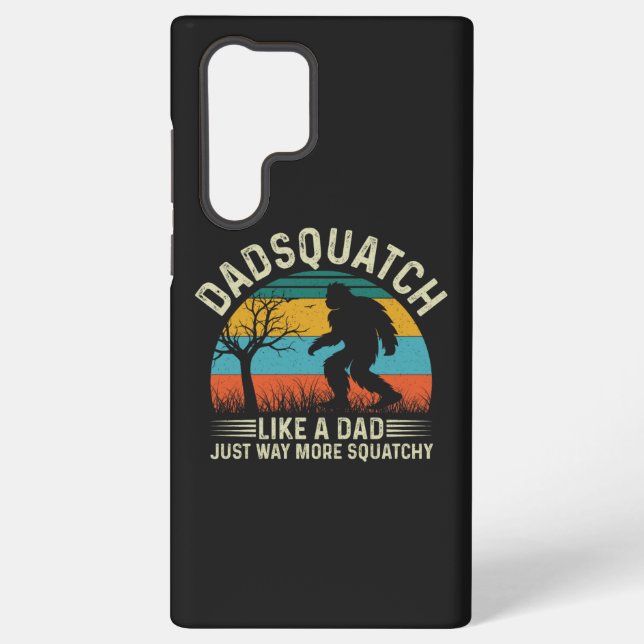 Funda Para Samsung Galaxy Dadsquatch como un padre, mucho más sacioso (Reverso )