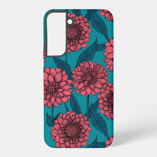 Funda Para Samsung Galaxy Dahlias (Reverso )