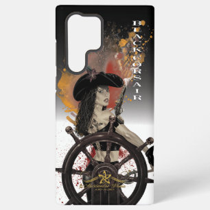 Funda Para Samsung Galaxy S22 Ultra Dama Corsario Negro