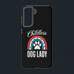 Funda Para Samsung Galaxy S21 Dama sin hijos con perro Voto electoral 2024 Arcoí<br><div class="desc">Dama sin hijos con perro Voto electoral 2024 Arcoíris EE. UU.</div>