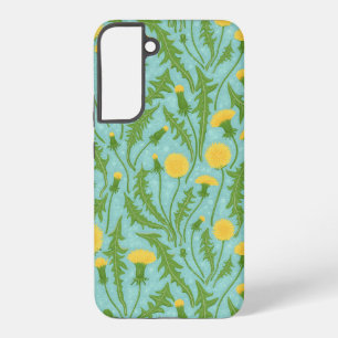 Funda Para Samsung Galaxy S22+ Dandelions, verde, amarillo y azul