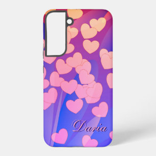 Funda Para Samsung Galaxy S22+ Daria - Plantilla de nombre personalizado, Colorid