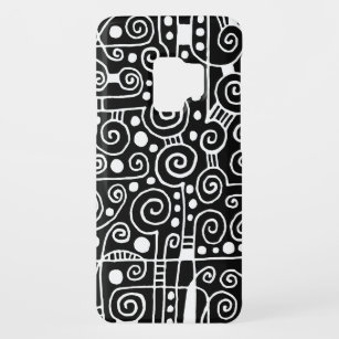 Funda De Case-Mate Para Samsung Galaxy S9 040512 - Negro sobre blanco