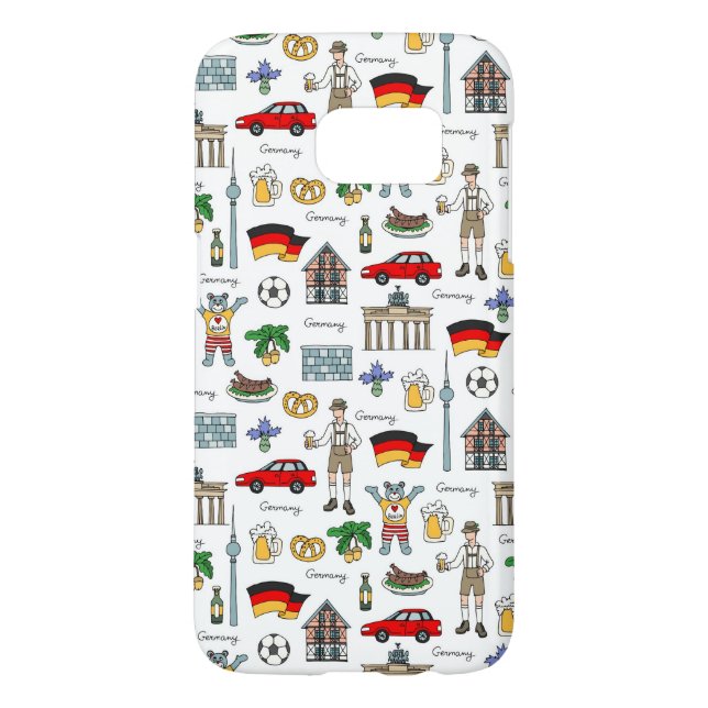 Funda Para Samsung Galaxy De Case-Mate Alemania| Patrón de símbolos (Atrás)