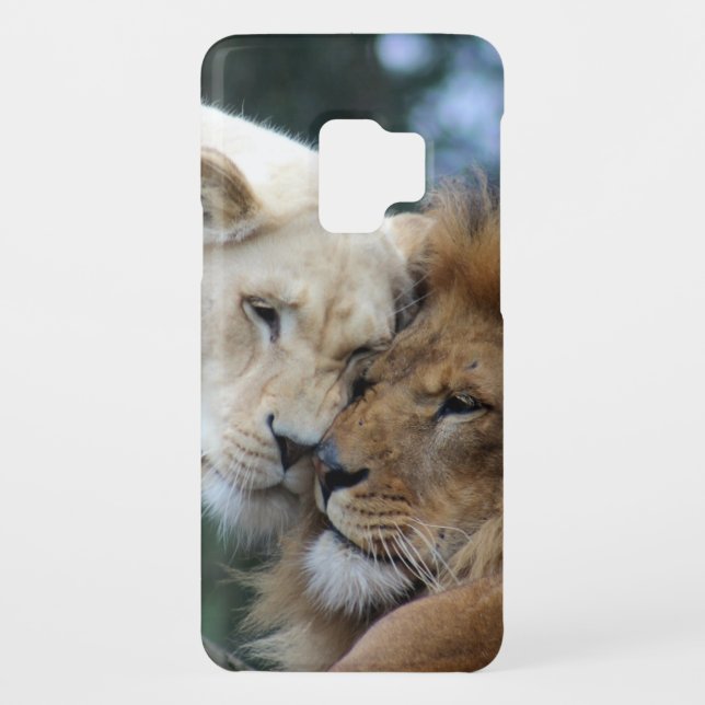 Funda Para Samsung Galaxy De Case-Mate Amortiguamiento de leones y leones (Reverso)