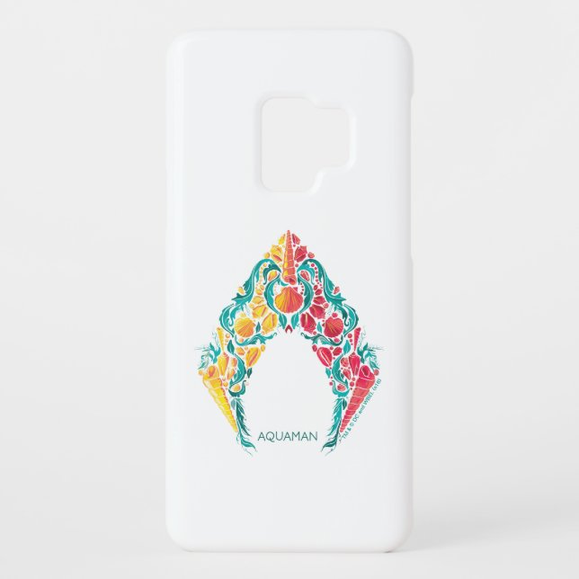 Funda Para Samsung Galaxy De Case-Mate Aquaman | Logo De Aquaman Y Mera (Reverso)