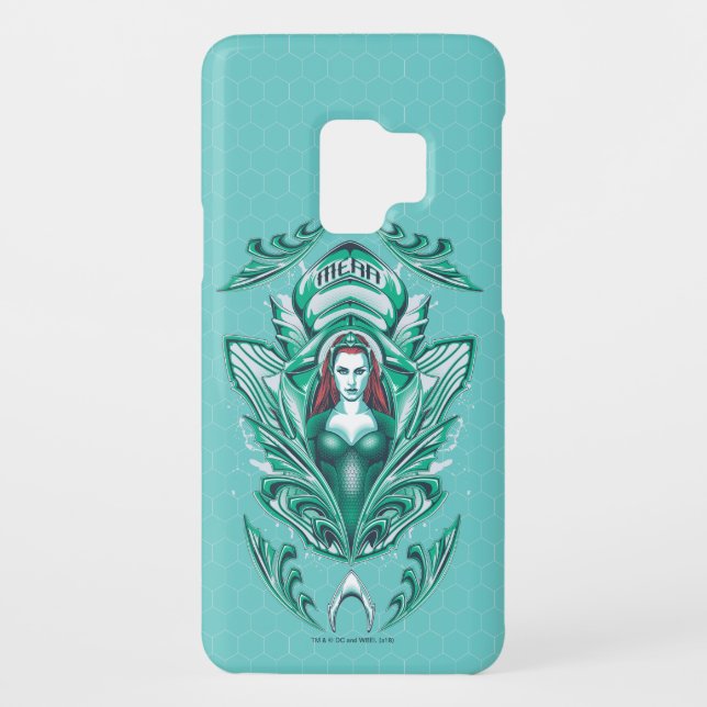 Funda Para Samsung Galaxy De Case-Mate Aquaman | Ornate Mera Graphic (Reverso)
