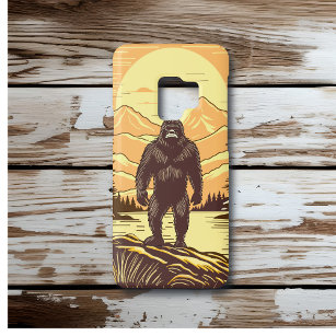 Funda De Case-Mate Para Samsung Galaxy S9 Arte Retro Bigfoot Sasquatch Personalizado