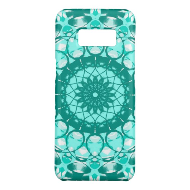 Funda Para Samsung Galaxy De Case-Mate Caja Loopy verde azulada del teléfono (Reverso)