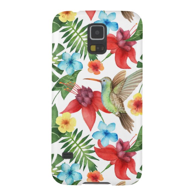 Funda Para Samsung Galaxy De Case-Mate Colibrí tropical (Atrás)