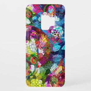 Funda De Case-Mate Para Samsung Galaxy S9 Collage de las Flores Vintage románticas coloridas