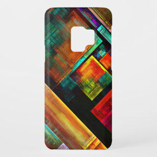 Funda De Case-Mate Para Samsung Galaxy S9 Coloridas plazas Patrón de arte abstracto moderno 