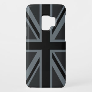 Funda De Case-Mate Para Samsung Galaxy S9 Decoración de bandera británica de Black Union Jac