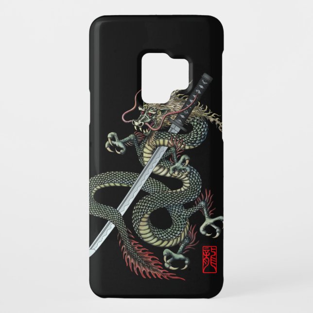 Funda Para Samsung Galaxy De Case-Mate Dragon katana (Reverso)