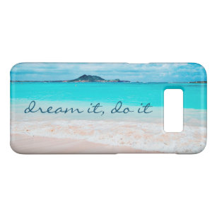 Funda De Case-Mate Para Samsung Galaxy S8 Dream It Do It Cita La Foto De La Playa Tropical D