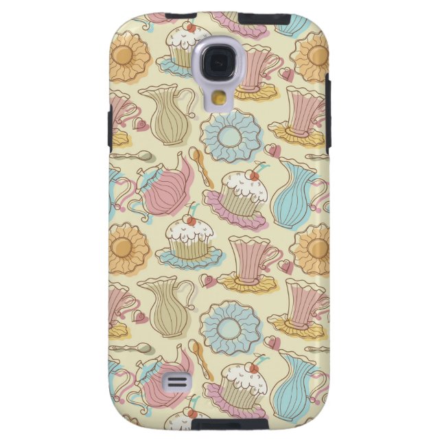 Funda Para Samsung Galaxy De Case-Mate El dibujo de la mano sirve siluetas (Atrás)