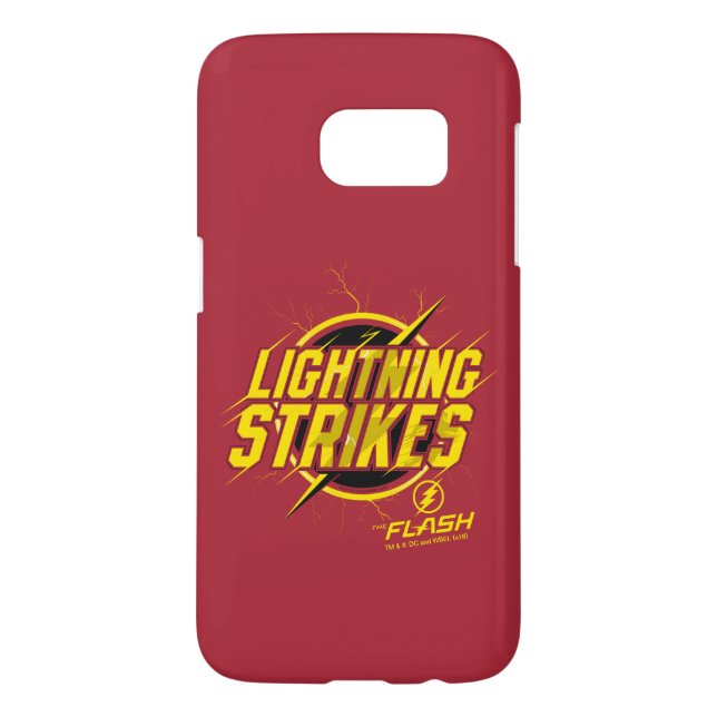 Funda Para Samsung Galaxy De Case-Mate El Flash | Gráfico de "Rayos" (Atrás)