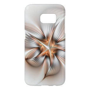 Funda Para Samsung Galaxy S7 Elegancia floral modernidad Resumen arte fractal