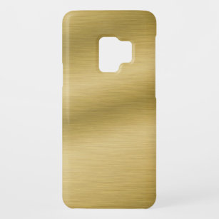 Funda De Case-Mate Para Samsung Galaxy S9 Elegante arte de oro cepillado de imitación