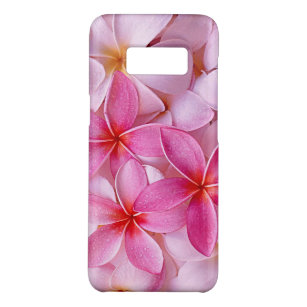 Funda De Case-Mate Para Samsung Galaxy S8 Elegante Moda Pastel Flores de Plumeria Rosa Hawái