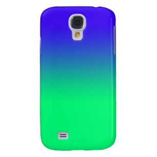 Carcasa Para Galaxy S4 Estuche de teléfono Ombre azul a verde