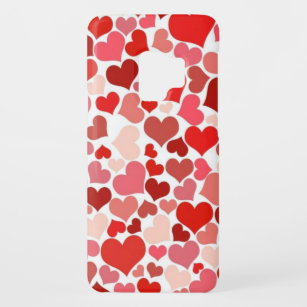 Funda De Case-Mate Para Samsung Galaxy S9 Estuche para iPhone para mosaicos de corazón rojo 