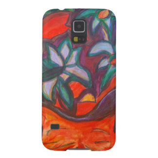 Funda Para Galaxy S5 Flor que soña el gatito