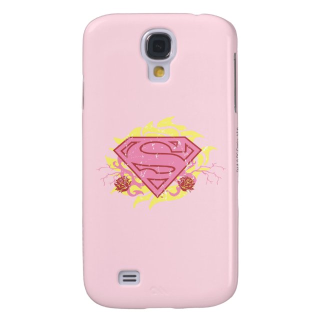 Funda Para Samsung Galaxy De Case-Mate Flores rosadas superchica (Atrás)