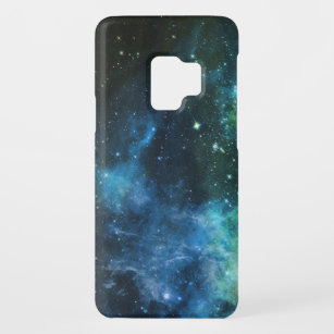 Funda De Case-Mate Para Samsung Galaxy S9 Galaxia Estrellas Nebula Azul Verde