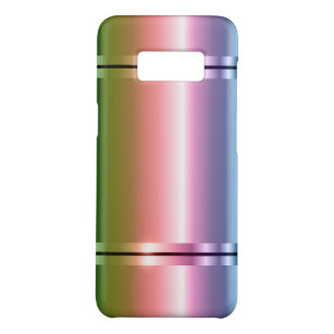Funda De Case-Mate Para Samsung Galaxy S8 Gradiente Metálico Brillante Púrpura A Verde