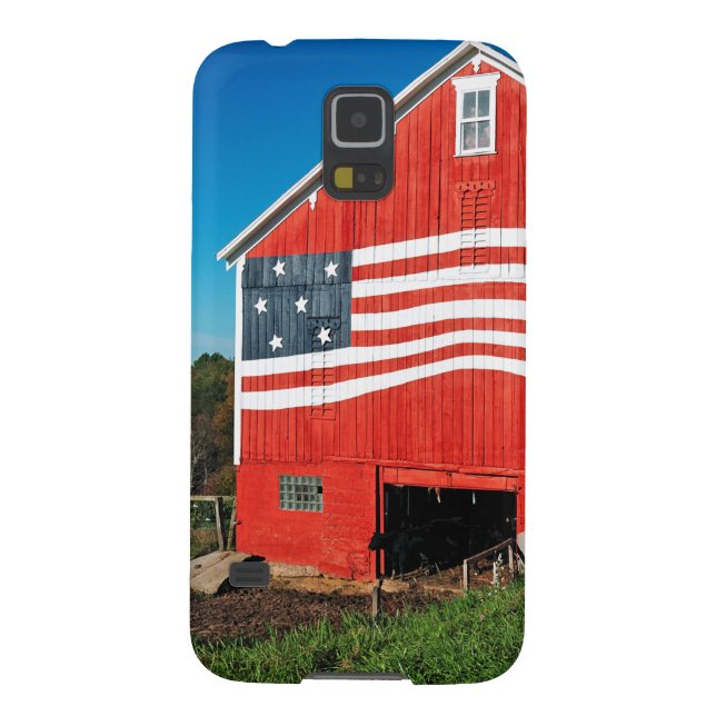 Funda Para Samsung Galaxy De Case-Mate Granero patriótico (Atrás)