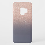 Funda De Case-Mate Para Samsung Galaxy S9 Gris púrpura del oro del purpurina de la pendiente<br><div class="desc">Falsa pendiente color de rosa moderna del ombre del purpurina del oro en gris púrpura por tendencia femenina</div>