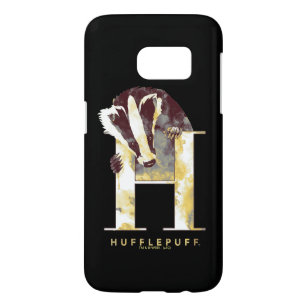 Funda Para Samsung Galaxy S7 Harry Potter   acuarela del Badger HUFFLEPUFF™
