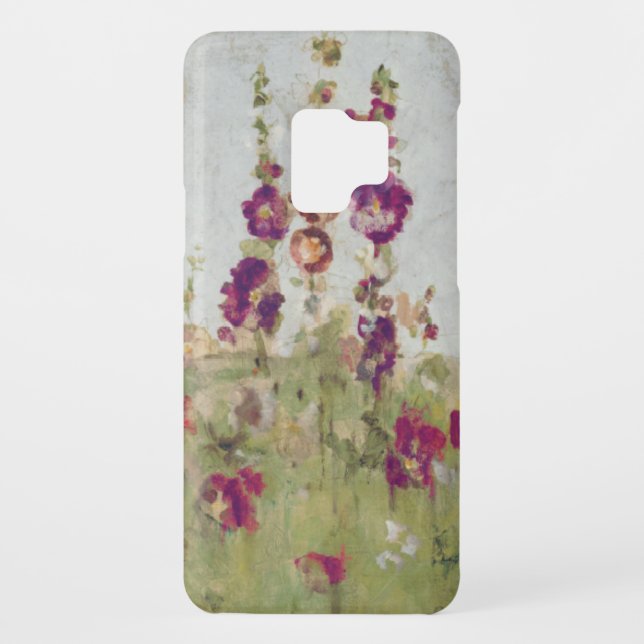 Funda Para Samsung Galaxy De Case-Mate Hollyhocks por el mar (Reverso)