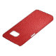 Funda Para Samsung Galaxy De Case-Mate Impresión de textura simple de cuero falso rojo (Abajo)