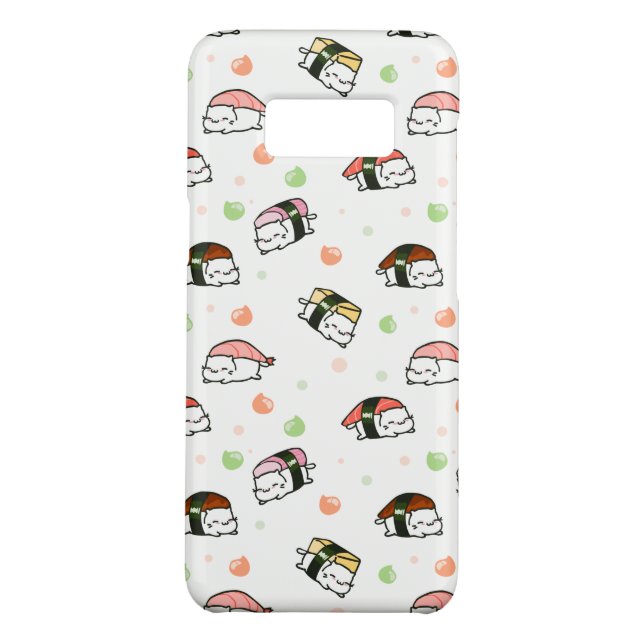 Funda Para Samsung Galaxy De Case-Mate Kawaii Neko Nigiri (Reverso)