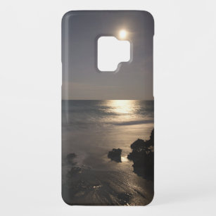 Funda De Case-Mate Para Samsung Galaxy S9 La luna subiendo sobre el océano