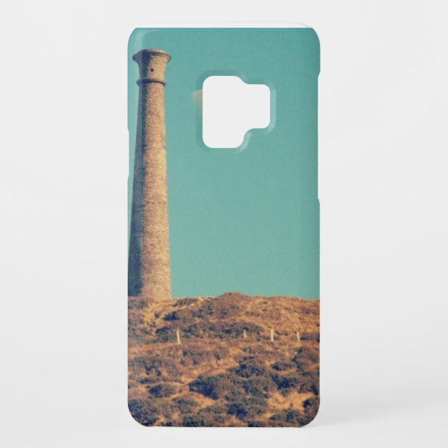 Funda Para Samsung Galaxy De Case-Mate La luna y una torre: Aberystwyth (Reverso)