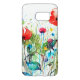 Funda Para Samsung Galaxy De Case-Mate Las acuarelas de la adormidera roja y las flores c (Atrás)