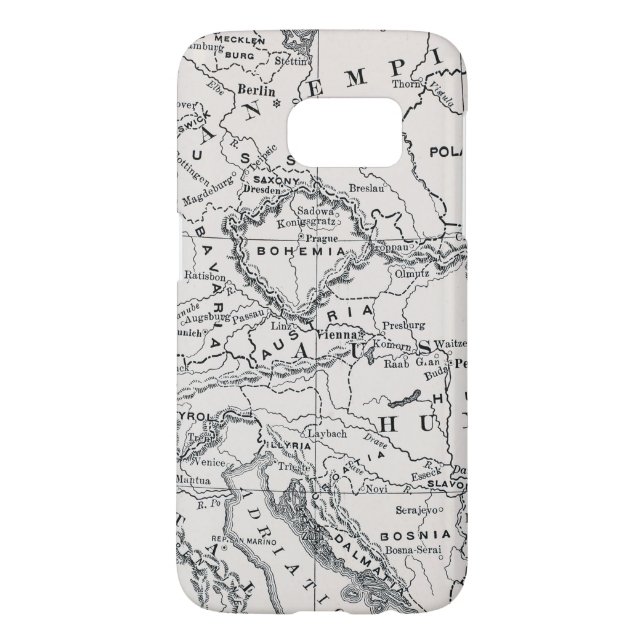 FUNDA PARA SAMSUNG GALAXY DE Case-Mate MAPA: ALEMANIA Y AUSTRIA (Atrás)