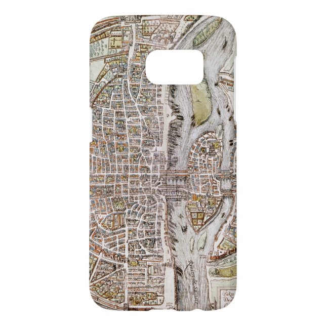 FUNDA PARA SAMSUNG GALAXY DE Case-Mate MAPA DE PARÍS, 1581 (Atrás)
