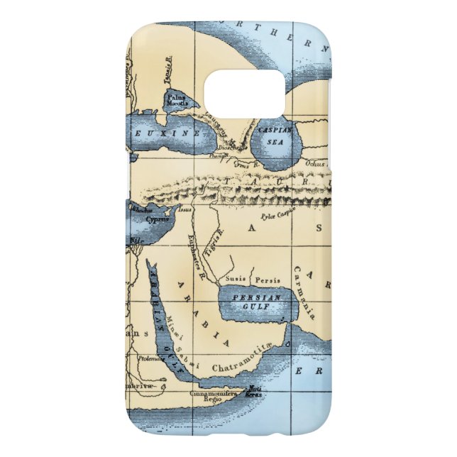 FUNDA PARA SAMSUNG GALAXY DE Case-Mate MAPA DEL MUNDO: ERATOSTHENES (Atrás)