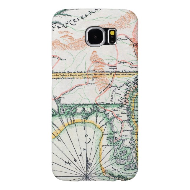 Funda Para Samsung Galaxy De Case-Mate Mapa: Norteamérica, 1742 (Atrás)