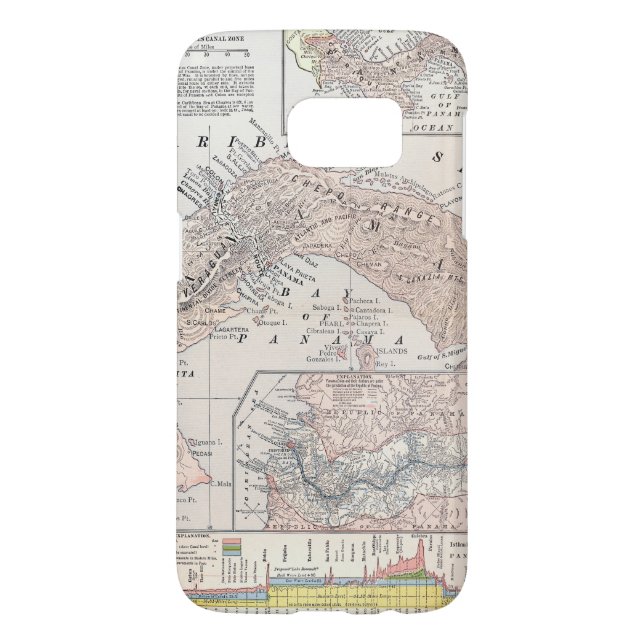 FUNDA PARA SAMSUNG GALAXY DE Case-Mate MAPA: PANAMÁ, 1907 (Atrás)
