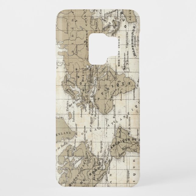 Funda Para Samsung Galaxy De Case-Mate Mappemonde (Reverso)