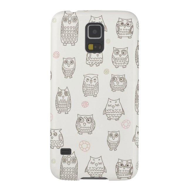 Funda Para Samsung Galaxy De Case-Mate Modelo con los búhos (Atrás)